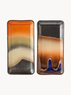 HKLIVING Fuentes artesanales 70's, 2 uds.
