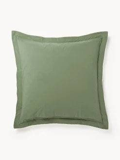 Westwing Collection Funda de almohada con dobladillo texturizada Orville