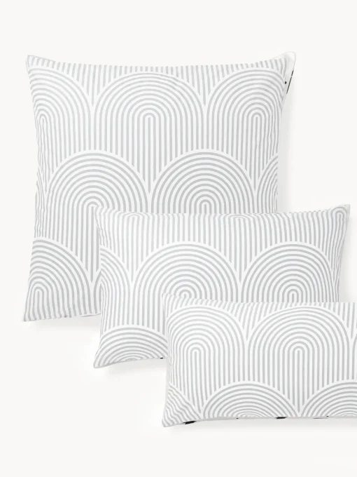 Westwing Collection Funda de almohada de algodón Arcs^ Fundas De Almohadas|Mantas