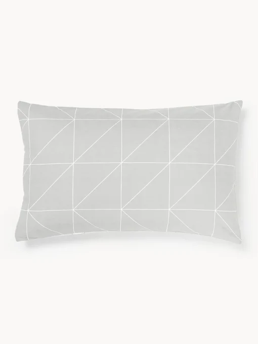 Westwing Collection Funda de almohada de algodón estampada Marla