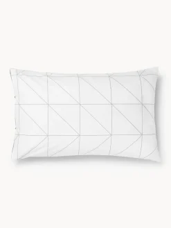 Westwing Collection Funda de almohada de algodón estampada Marla