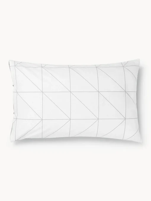 Westwing Collection Funda de almohada de algodón estampada Marla