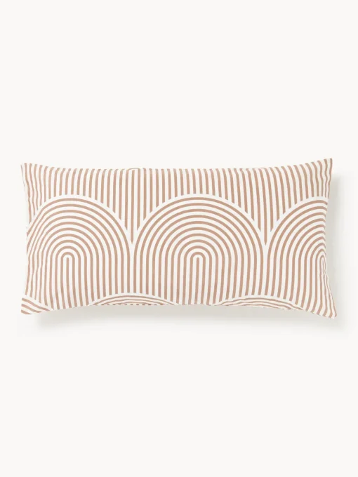 Westwing Collection Funda de almohada de algodón Arcs^ Fundas De Almohadas|Mantas