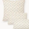 Westwing Collection Funda de almohada de algodón con flecos con mechones Lenja^ Fundas De Almohadas|Mantas