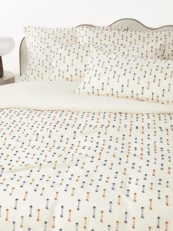 Westwing Collection Funda de almohada de algodón con flecos con mechones Lenja^ Fundas De Almohadas|Mantas