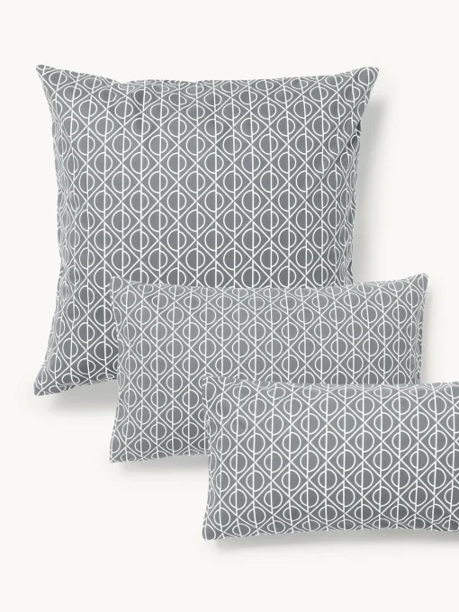 Westwing Collection Funda de almohada de algodón estampado geométrico Jella^ Mantas|Fundas De Almohadas