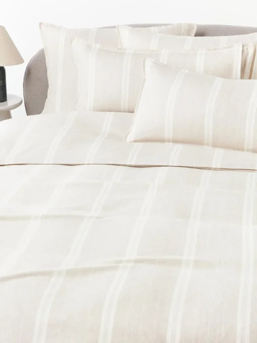 Westwing Collection Funda de almohada de franela a rayas Belinda^ Fundas De Almohadas