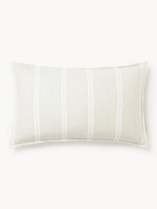 Westwing Collection Funda de almohada de franela a rayas Belinda^ Fundas De Almohadas