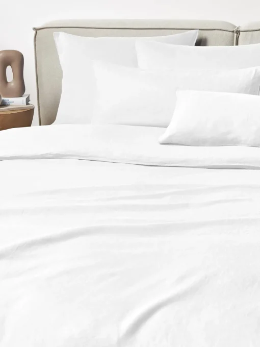 Westwing Collection Funda de almohada de lino lavado Airy^ Mantas|Fundas De Almohadas
