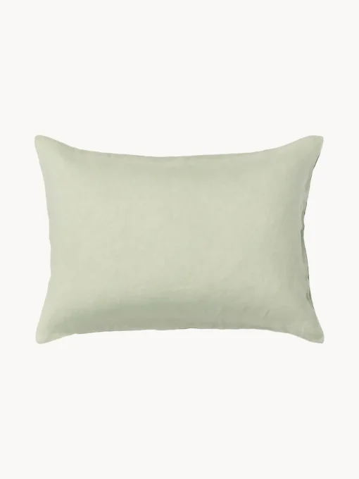 Westwing Collection Funda de almohada de lino lavado Airy