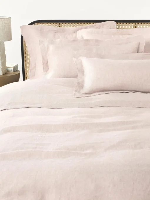 Westwing Collection Funda de almohada de lino con dobladillo Linna^ Mantas|Fundas De Almohadas