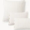 Westwing Collection Funda de almohada de lino lavado con rayas Telma^ Mantas|Fundas De Almohadas