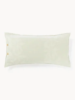 Westwing Collection Funda de almohada de muselina con estampado floral Jasmina