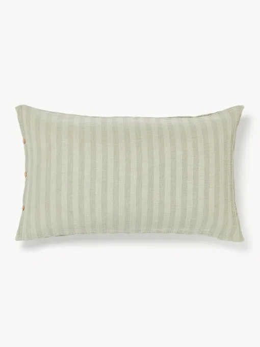 Westwing Collection Funda de almohada de muselina Saige G