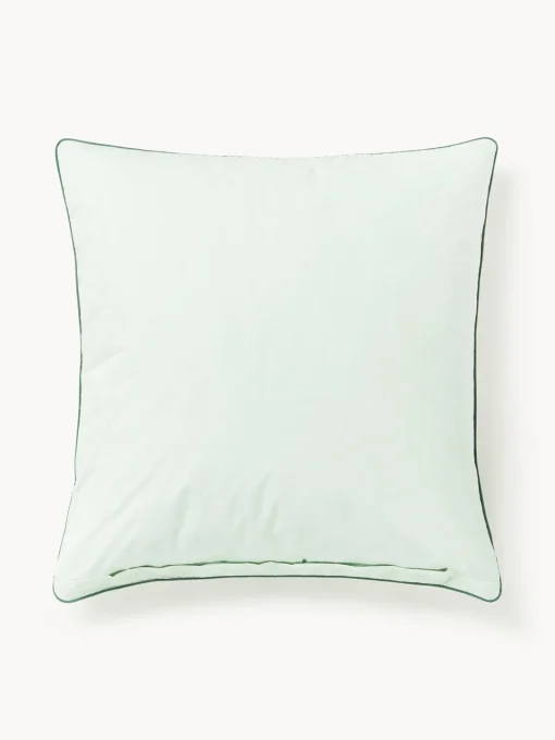 Westwing Collection Funda de almohada de percal con ribete Daria^ Fundas De Almohadas|Mantas