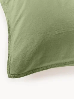 Westwing Collection Funda de almohada de percal lavado Debbie^ Mantas|Fundas De Almohadas