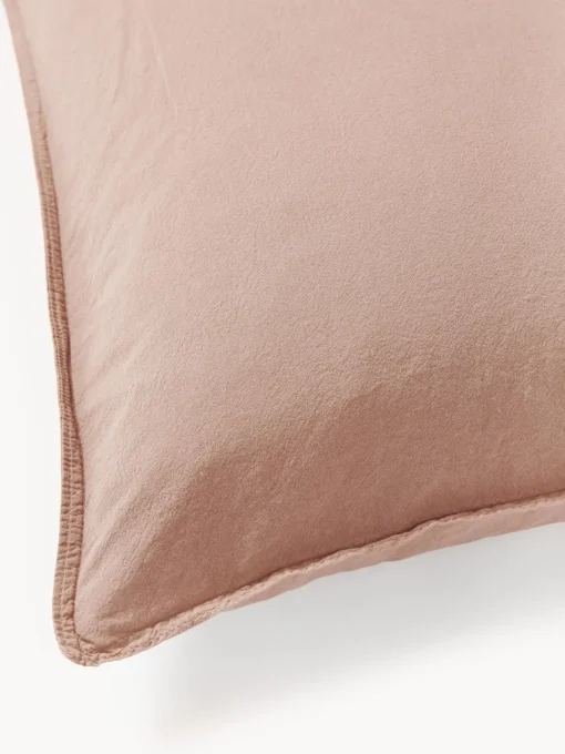 Westwing Collection Funda de almohada de percal lavado Debbie^ Mantas|Fundas De Almohadas