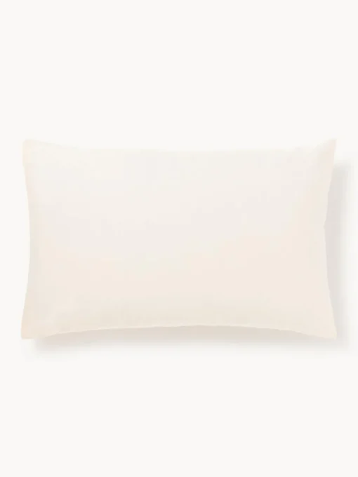 Westwing Collection Funda de almohada de percal con inscripción bordada Roya^ Fundas De Almohadas|Mantas