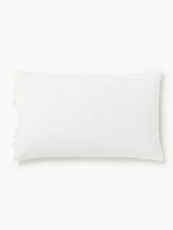 Westwing Collection Funda de almohada de percal lavado Leonie