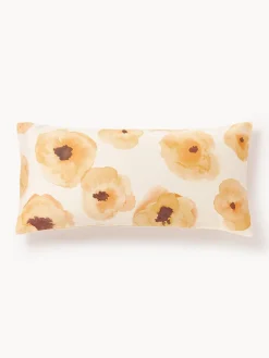 Westwing Collection Funda de almohada de satén con estampado floral Fiorella