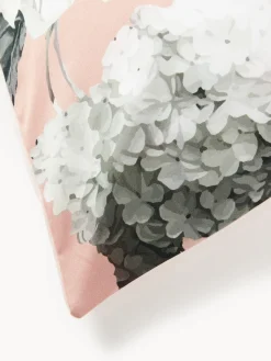 Westwing Collection Funda de almohada de satén de algodón Blossom