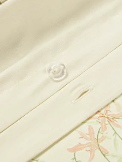 Westwing Collection Funda de almohada de satén estampado Leticia