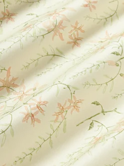 Westwing Collection Funda de almohada de satén estampado Leticia