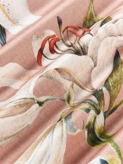 Westwing Collection Funda de almohada de satén con estampado floral Flori^ Fundas De Almohadas|Mantas