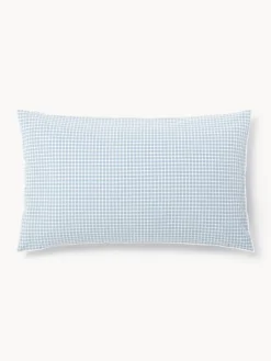 Westwing Collection Funda de almohada de seersucker Davey