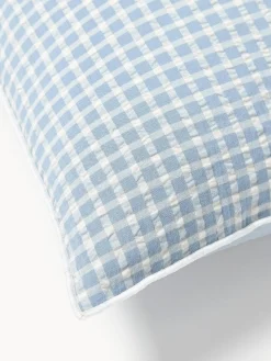 Westwing Collection Funda de almohada de seersucker Davey