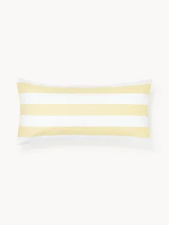 Westwing Collection Funda de almohada doble cara de algodón a rayas Lorena^ Mantas