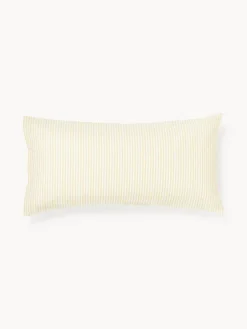 Westwing Collection Funda de almohada doble cara de algodón a rayas Lorena^ Mantas