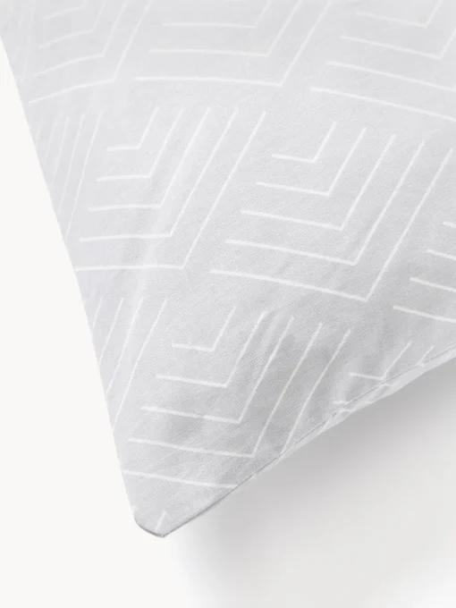 Westwing Collection Funda de almohada estampada de algodón Milano