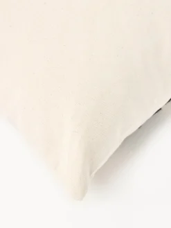 Ferm Living Funda de cojín artesanal de algodón ecológico Jot