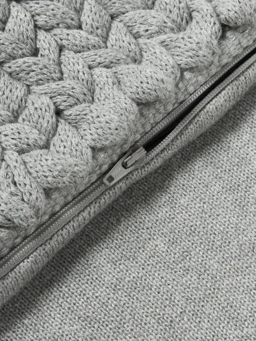 Westwing Collection Funda de cojín artesanal de punto grueso Adyna^ Cojines Decorativos|Mantas