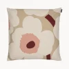 Marimekko Funda de cojín de algodón estampado Unikko^ Cojines Decorativos|Mantas