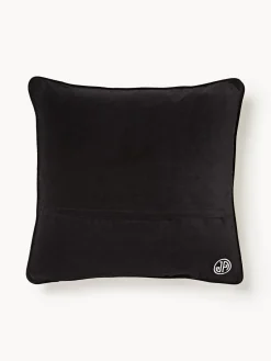 Jonathan Adler Funda de cojín de lana Lips Bitten