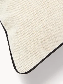 Jonathan Adler Funda de cojín de lana Lips Bitten