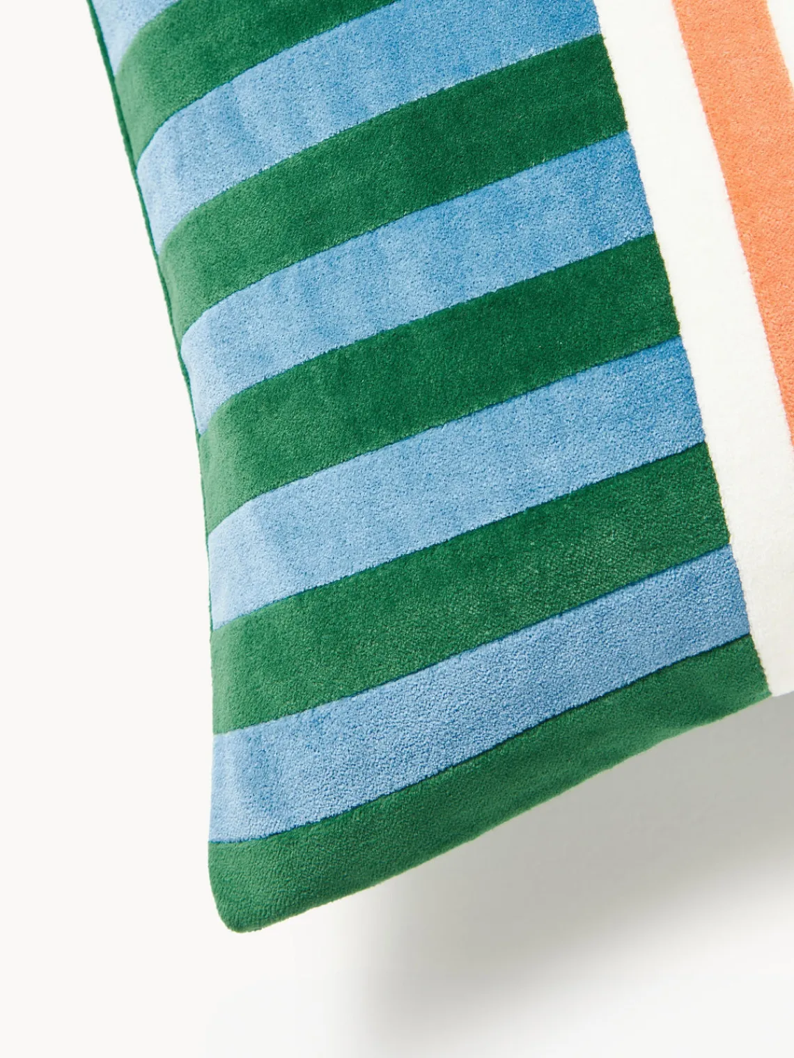 Westwing Collection Funda de cojín de patchwork de terciopelo Tete^ Mantas|Cojines Decorativos