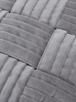 Westwing Collection Funda de cojín de terciopelo texturizada Sina^ Cojines Decorativos|Mantas
