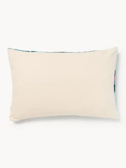 Les Ottomans Funda de cojín de terciopelo con estampado abstracto Velvety