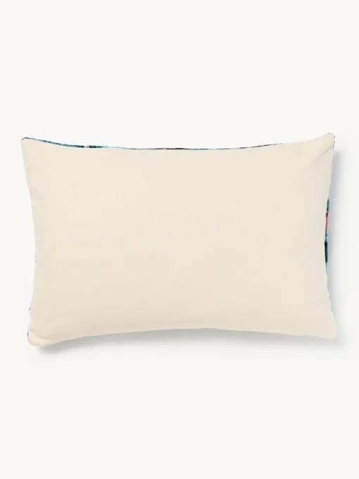 Les Ottomans Funda de cojín de terciopelo con estampado abstracto Velvety