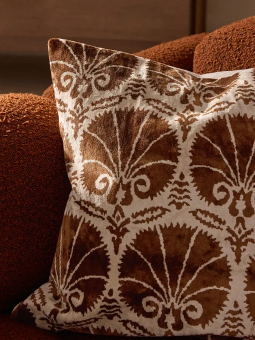 Westwing Collection Funda de cojín de viscosa estampada en tejido jacquard Hazel^ Cojines Decorativos|Mantas