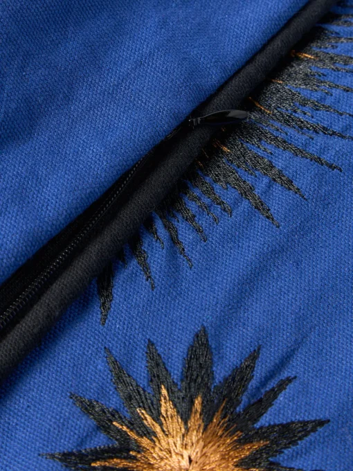Les Ottomans Funda de cojín decorativo de algodón artesanal Velvety^ Cojines Decorativos|Mantas