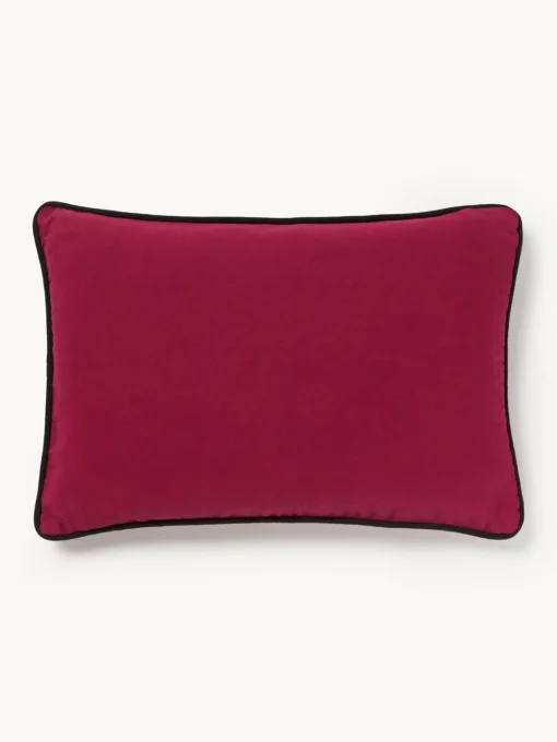 Les Ottomans Funda de cojín decorativo de algodón artesanal Velvety^ Cojines Decorativos|Mantas
