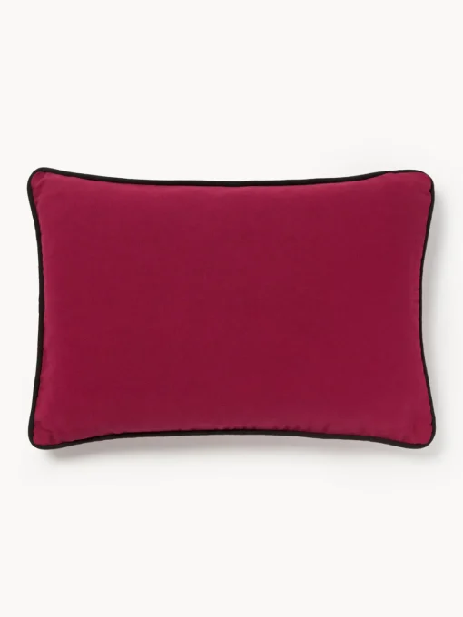 Les Ottomans Funda de cojín decorativo de algodón artesanal Velvety^ Cojines Decorativos|Mantas