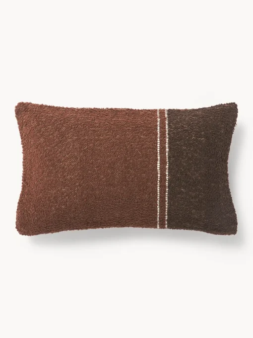 Westwing Collection Funda de cojín en tejido bouclé Lago