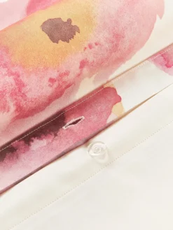 Westwing Collection Funda nórdica de satén de algodón con estampado floral Fiorella^ Mantas|Fundas Nórdicas
