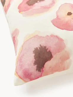 Westwing Collection Funda nórdica de satén de algodón con estampado floral Fiorella^ Mantas|Fundas Nórdicas