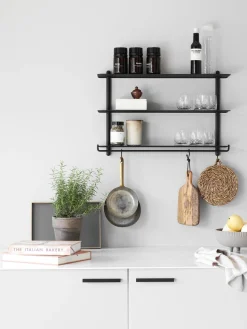 Gejst Ganchos de acero Nivo, 3 uds.^ Percheros De Pared